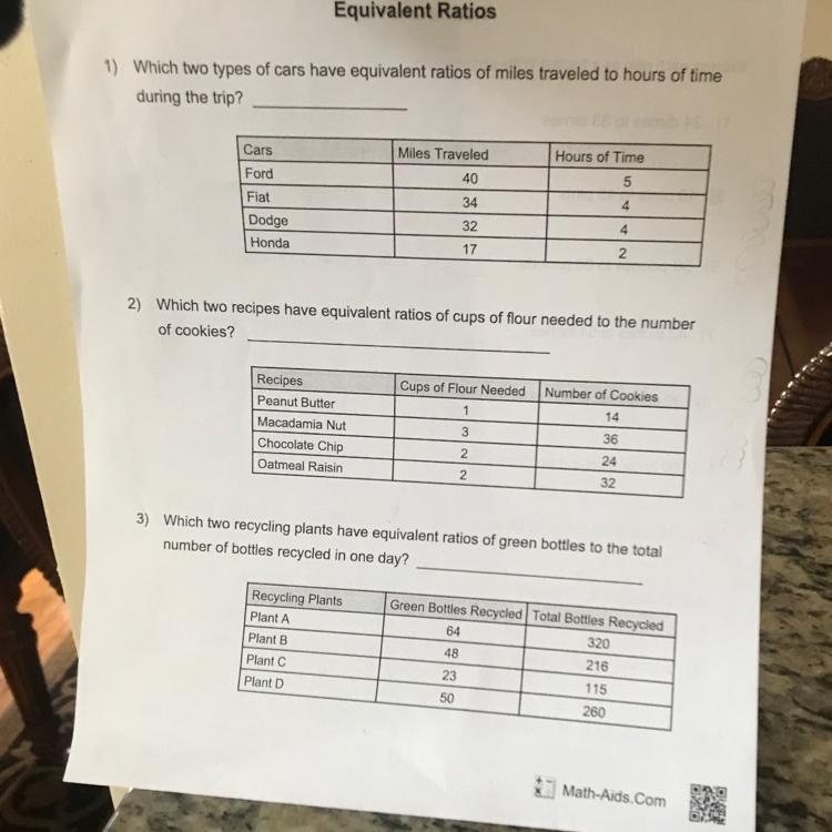 Please help me!! I dont understand it . Equivalent ratios.-example-1