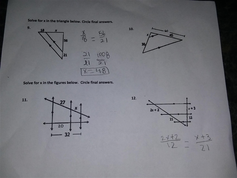 How do I do #12? Please show all work. Please help!-example-1