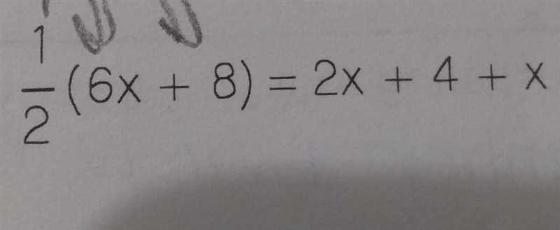 Can anyone help me with this one? I'm doing Equations with Special Cases. ​-example-1