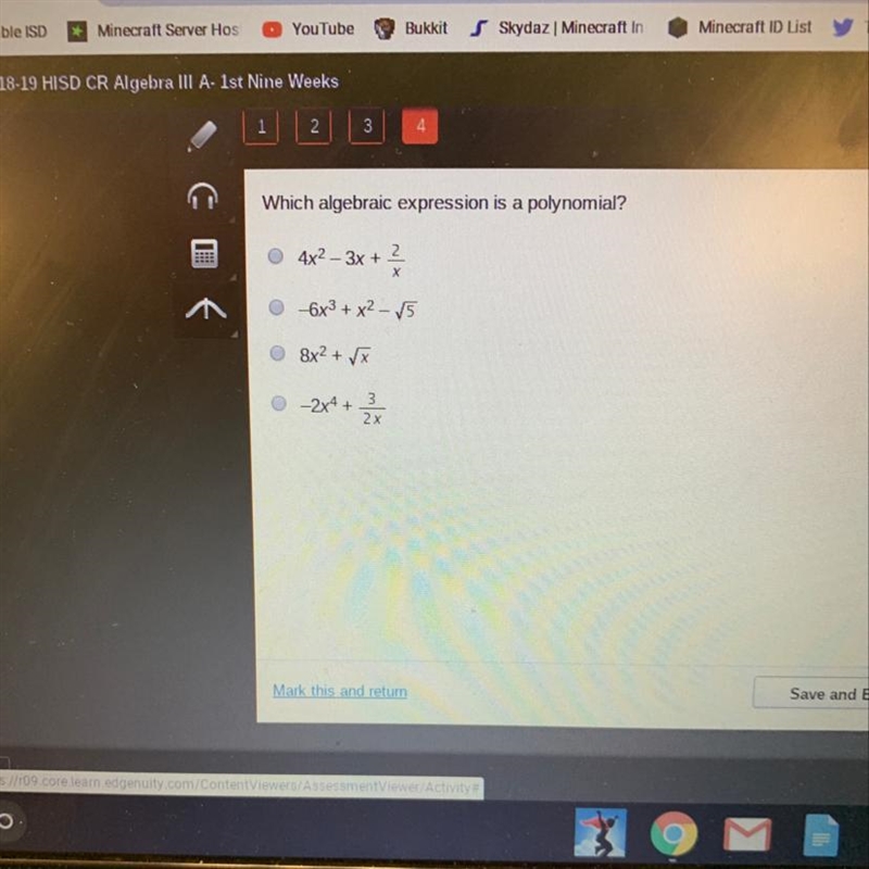 Which algebraic expression is a polynomial?-example-1