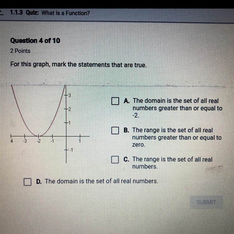 For this graph, mark the statements that are true. Help me y’all-example-1