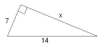 Use the figure to find x. Which problem can be solved using the same formula as the-example-1