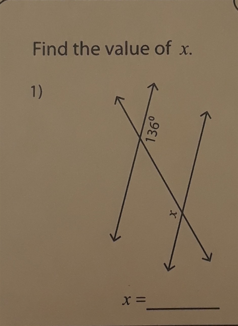 Find the value of x. X=____-example-1