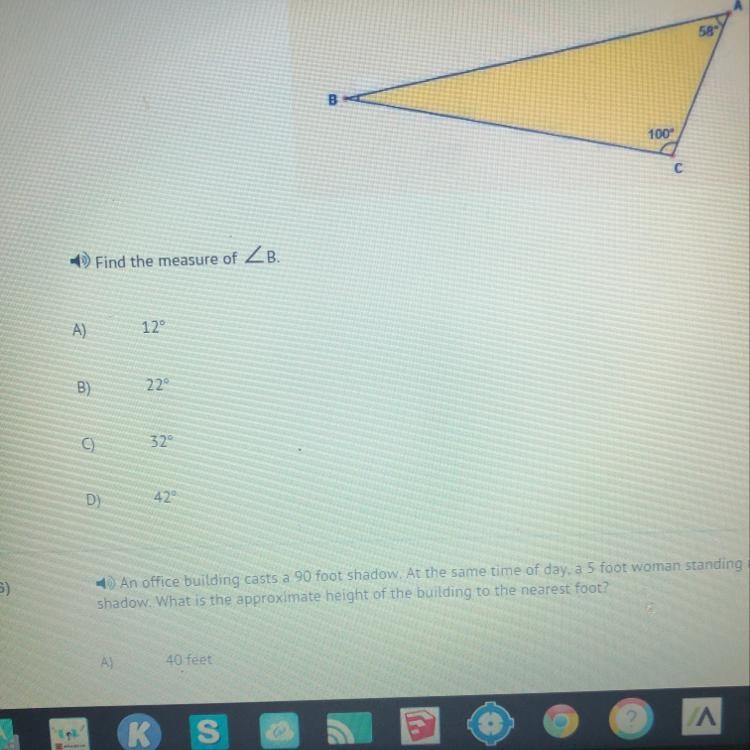 Find the measure of-example-1