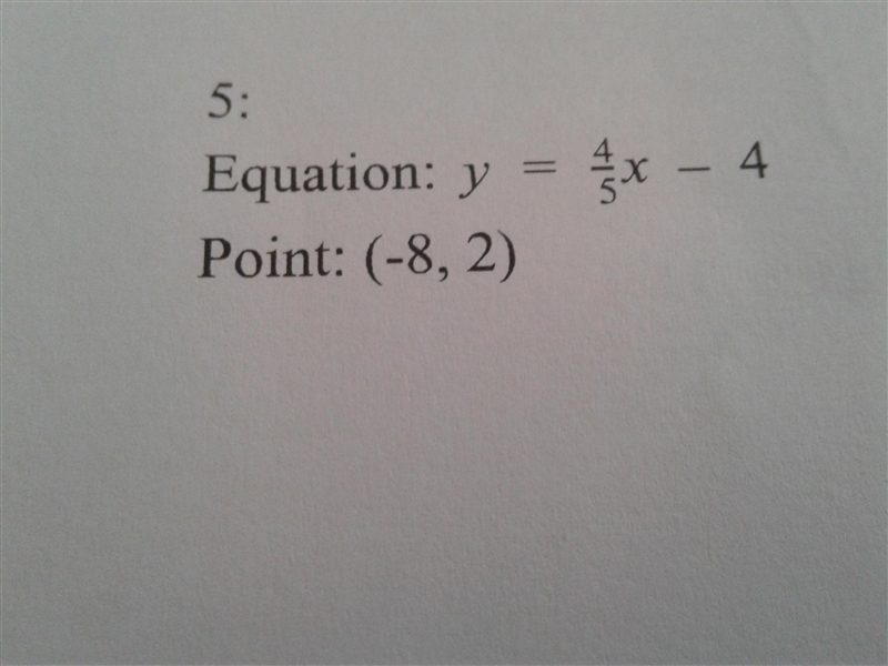 Write the equation of the line in slope-intercept form that is parallel given the-example-1