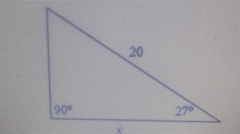 Find the value of x below. if necessary, round to the nearest tenth.​-example-1