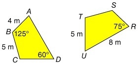 PLS FAST 98 Points What is the perimeter of RSTU? ABCD RSTU 13 m 9 m 22 m 21 m-example-1