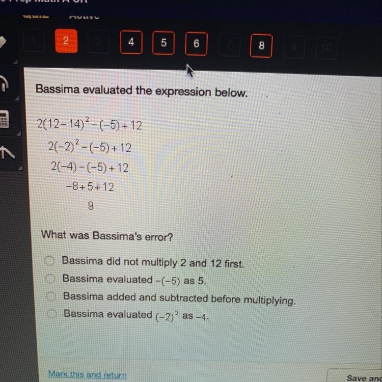 What was Bassima’s error?-example-1