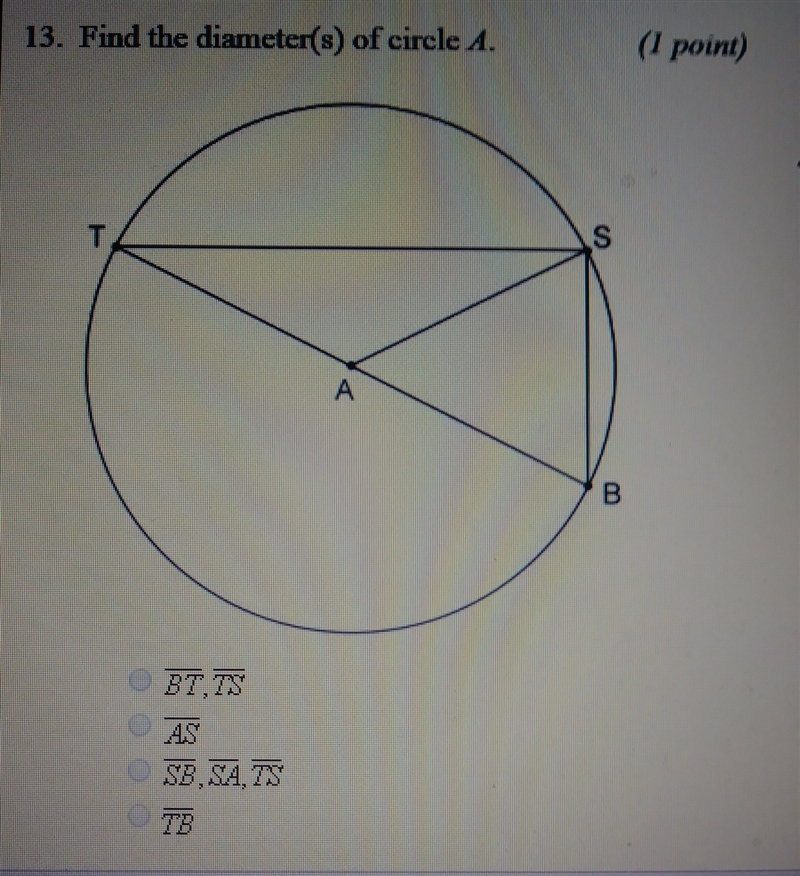 Find the diameter(s) of circle A. please help asap!! thank you!​-example-1