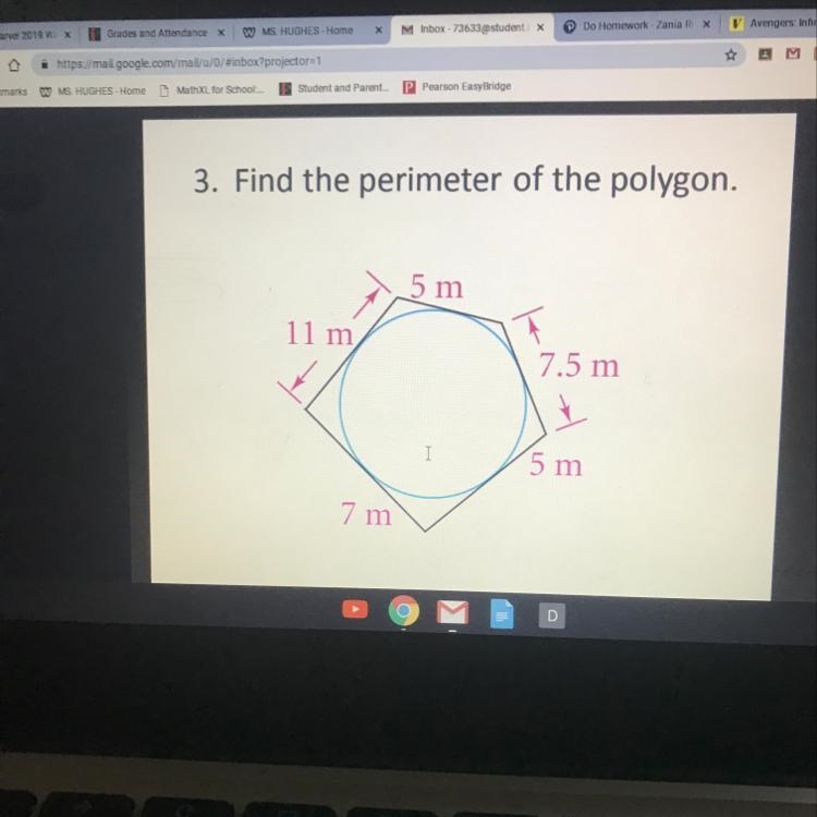 Find the perimeter of the polygon ??-example-1