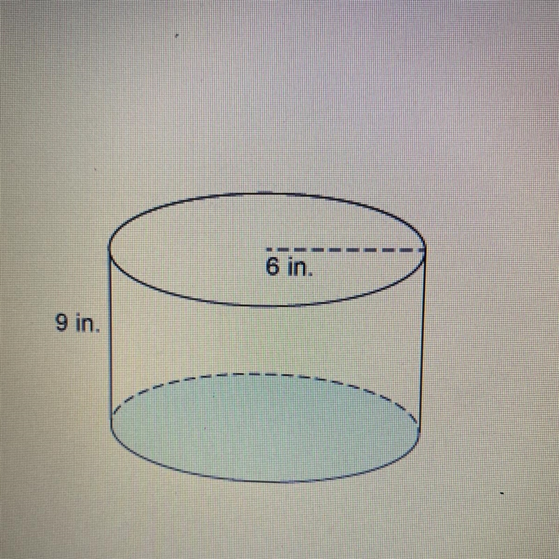 What is the exact volume of the cylinder?-example-1