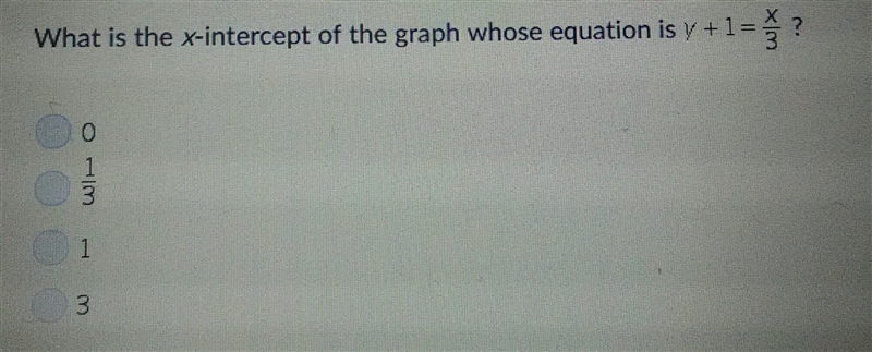 What is the X-intercept-example-1