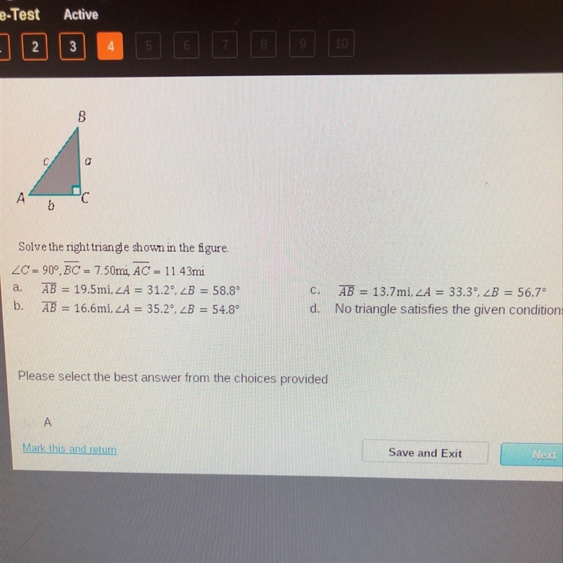 Please select the best answer from the choices provide-example-1