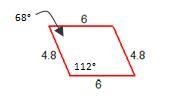 Which figure is similar to the blue parallelogram? (Figures may not be drawn to scale-example-2