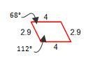 Which figure is similar to the blue parallelogram? (Figures may not be drawn to scale-example-5