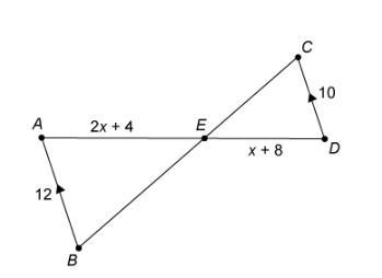 What is AE ? Enter your answer in the box. ___ units-example-1