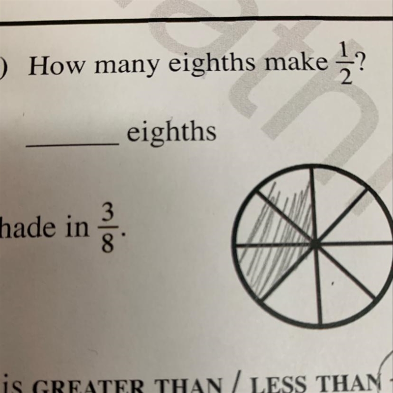 How many eights make a 1/2?-example-1