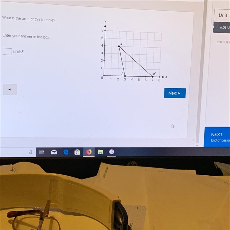 What is the area of this triangle? Please help me.-example-1