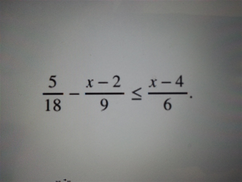 PLEASE HELP! Solve the inequality step by step.... ( the picture of the problem is-example-1