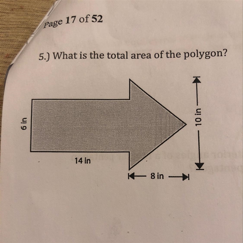 What is the total area of the polygon?-example-1