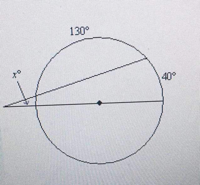 Find x. Assume that any segment that appears to be tangent is tangent. Select one-example-1