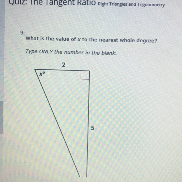 What is the value of x to the nearest whole degree-example-1