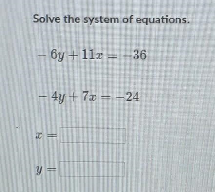 Solve the system of equations. ​-example-1