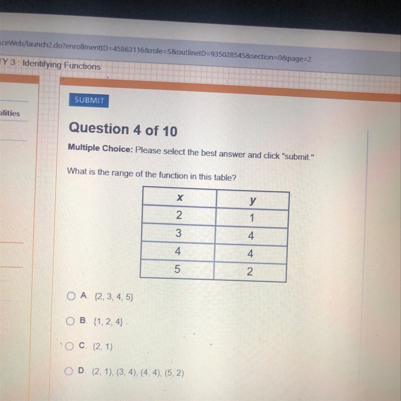 What is the range of the function in this table?-example-1