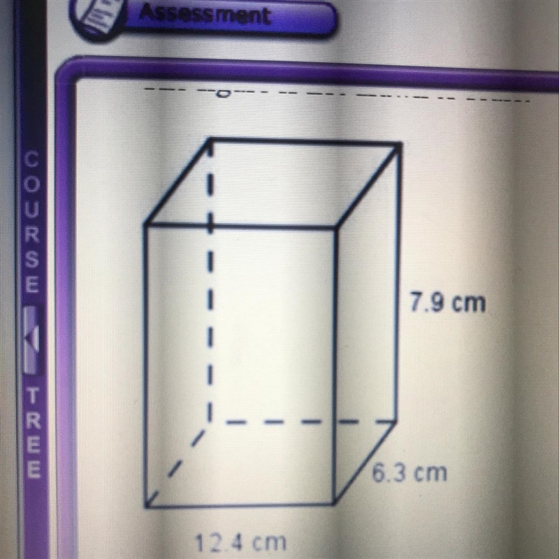 What is the volume of the given prism? Round the answer to the nearest tenth of a-example-1