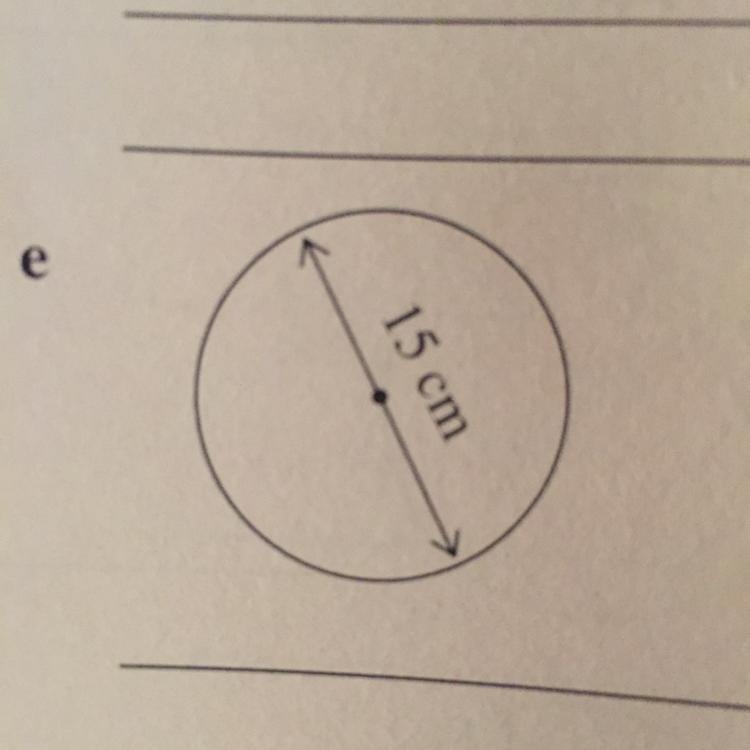 Calculate the circumference of the following circles correct to one decimal place-example-1