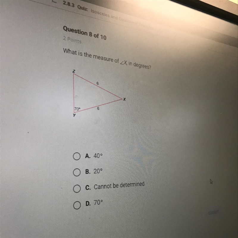 What is the measure of ZX, in degrees-example-1