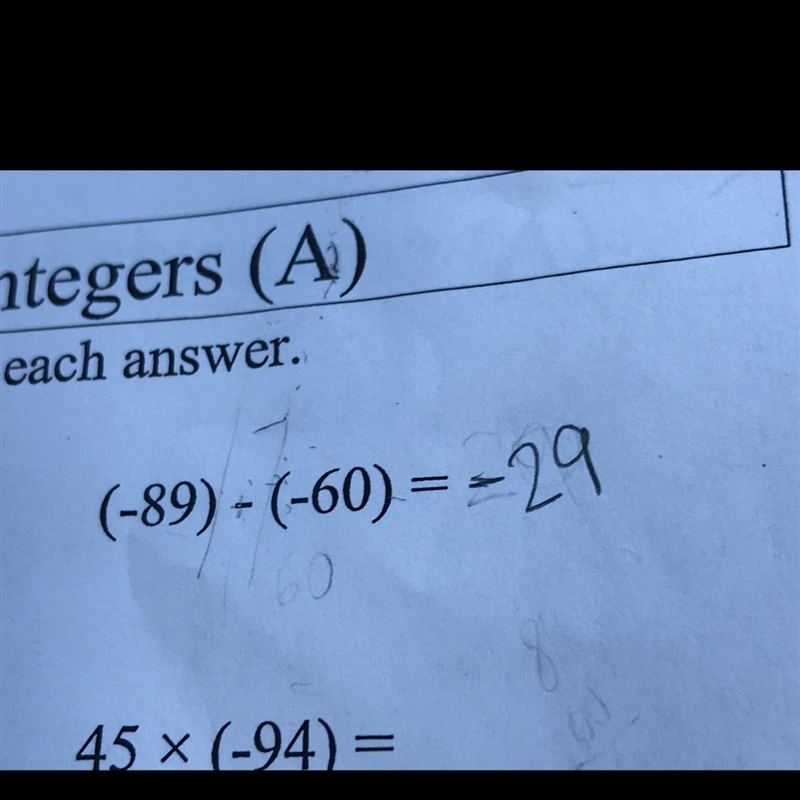 What is (-89)-(-60) equal-example-1