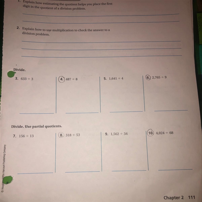 Hi I need help on my math the mid-chapter checkpoint-example-1