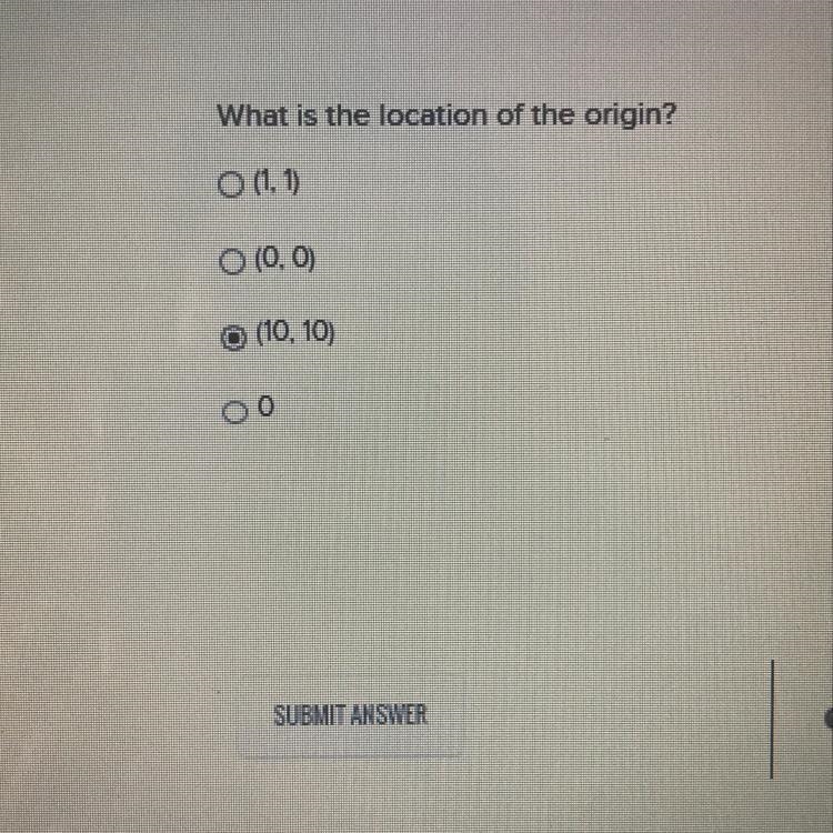 Don’t mind the tapped answer / what is the location of the origin ?-example-1