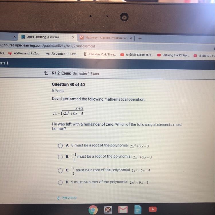 David performed the following mathematical operation .-example-1