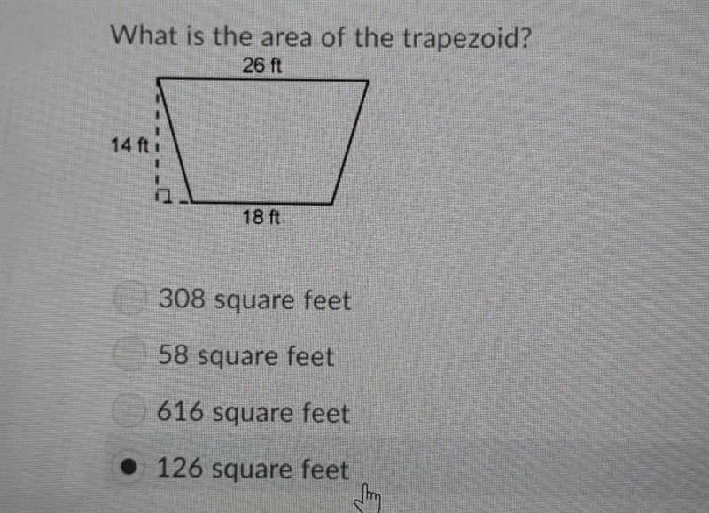 50 points!!!! What is the area of the trapezoid​-example-1