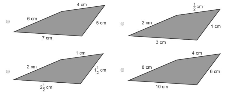 What figure is a dilation of Figure A by a factor of 2? Note that the images are not-example-2