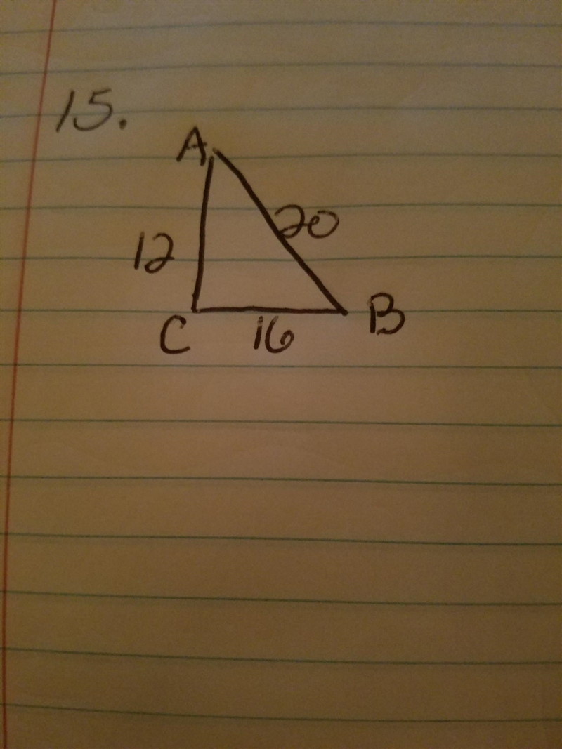 Express sin A cos A and tan A as ratios ​-example-1