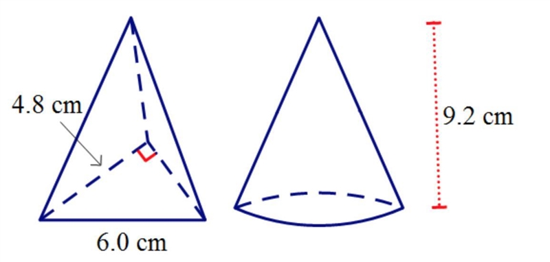 The cross-sectional area parallel to the bases of the two figures above is the same-example-1