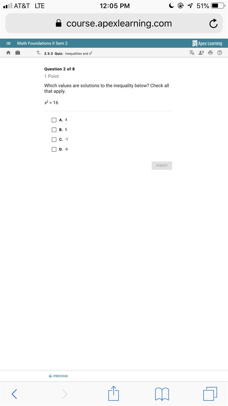 Which values are the solutions to the inequality below-example-1