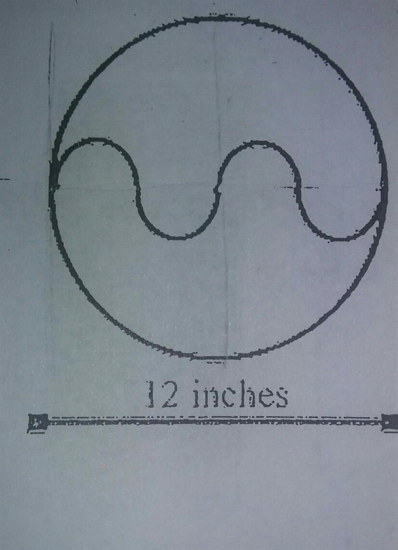 I was supposed to determine the length of the winding path through the circle. my-example-1