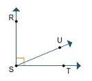 Which is the endpoint of a ray? point R point S point T point U-example-1