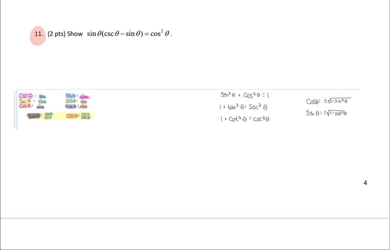 Does anyone know how to solve number 11? I have the formulas under the question?-example-1