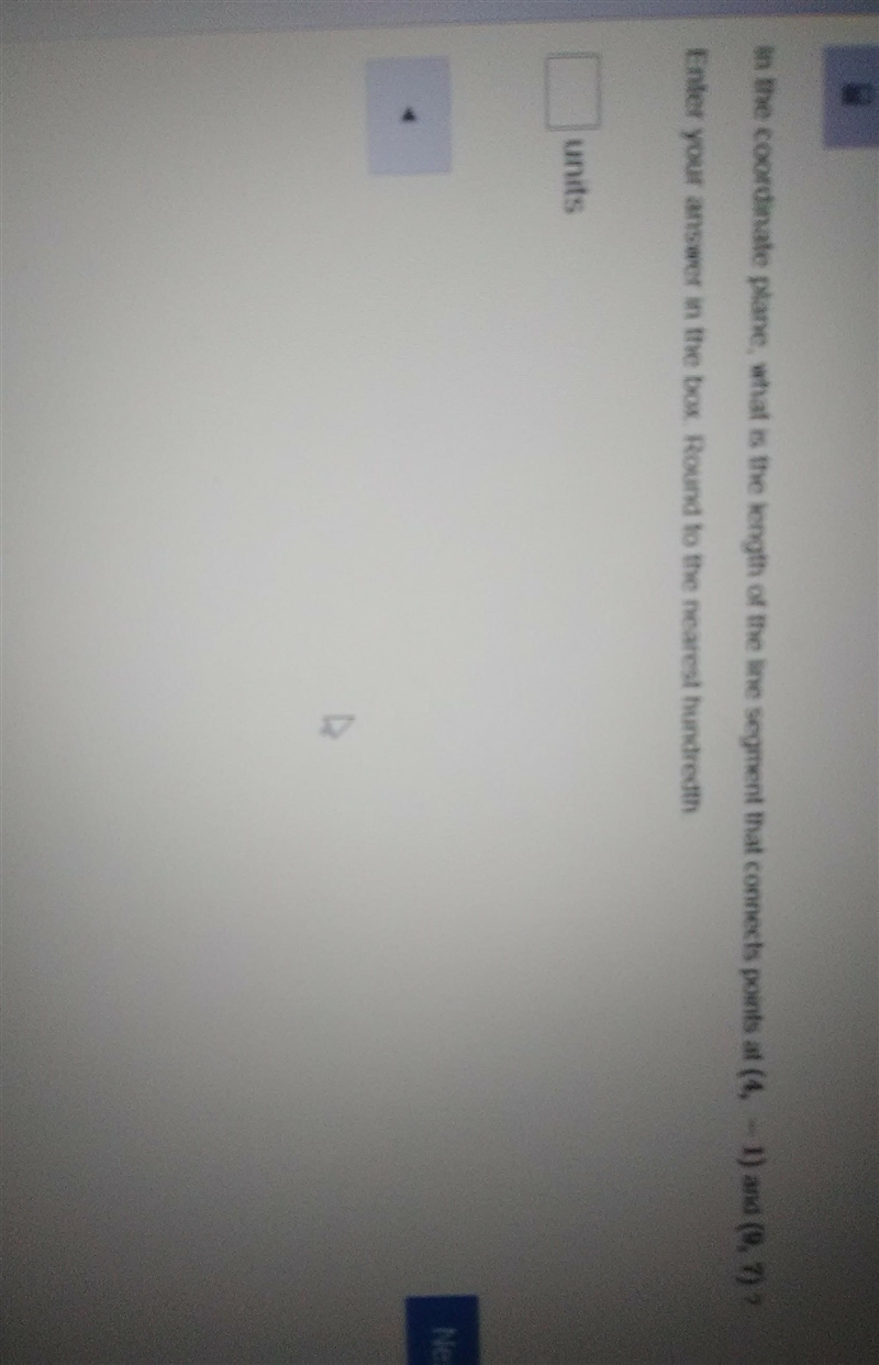 in coordinates plane, what is the length of the line segment that connects points-example-1