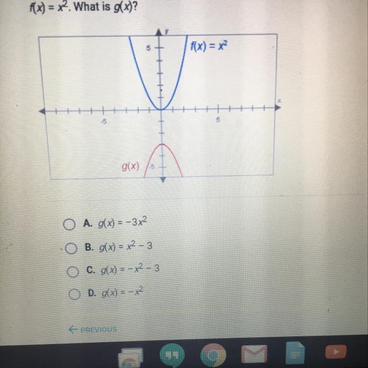 F(x)x^2 what is g(x)?-example-1