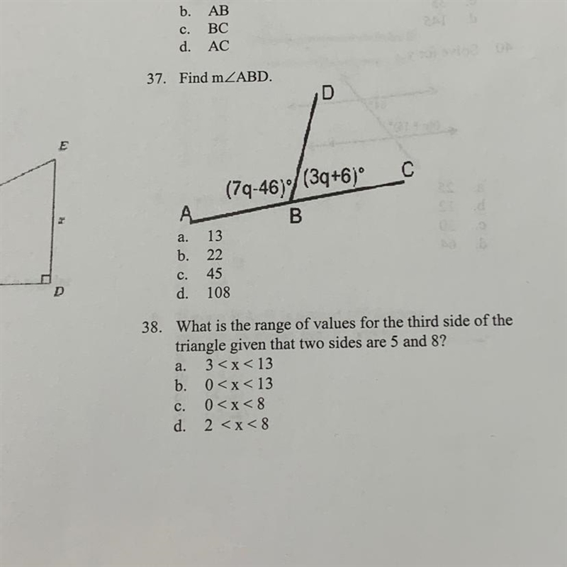 PLEASE HELP WITH 37&38 BOTH ARE MULTIPLE CHOICE-example-1