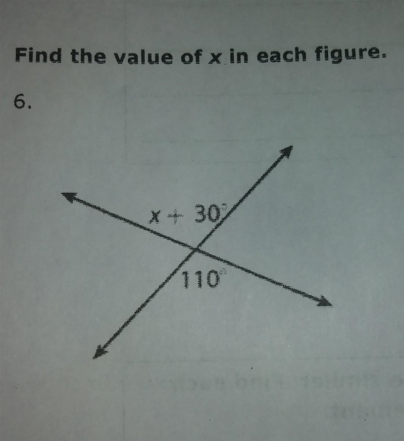 Find the valuecof x in each figure​-example-1