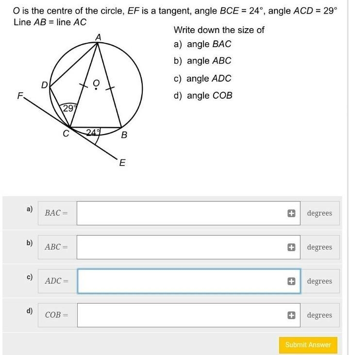 Anyone teach me the angles in theorms ​-example-1