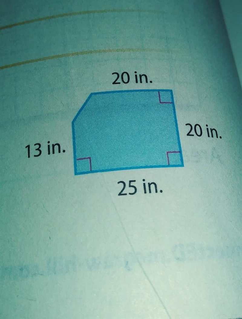 Find the area of the figure. Round to the nearest tenth if necessary​-example-1