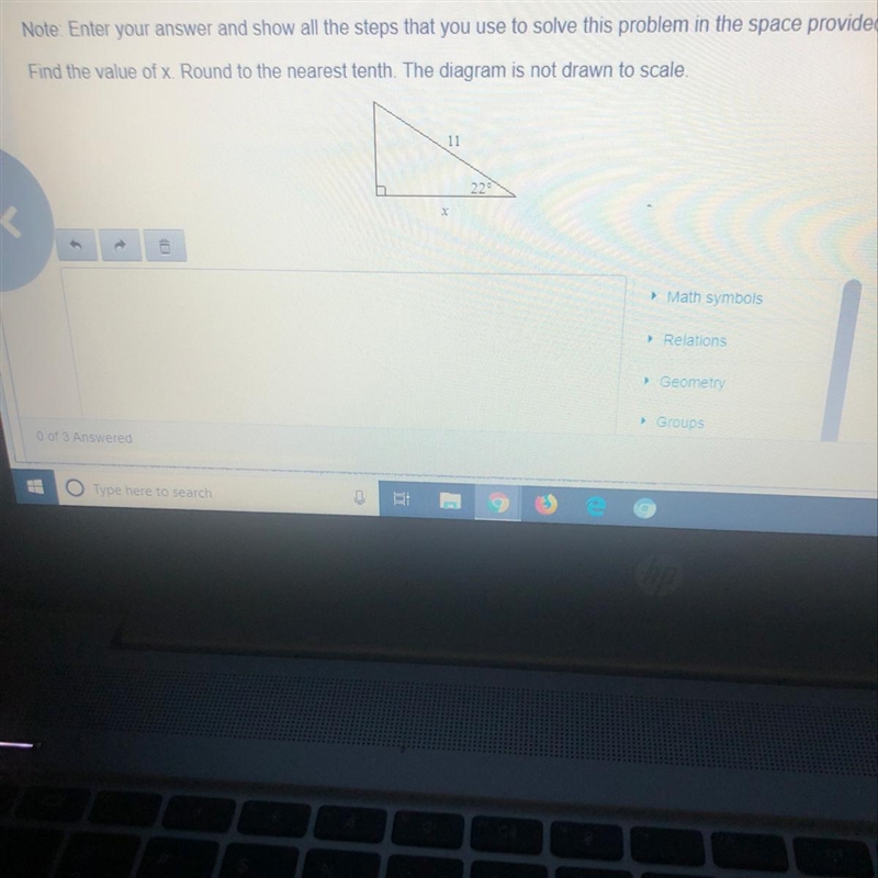 Note Enter your answer and show all the steps that you use to solve this problem in-example-1